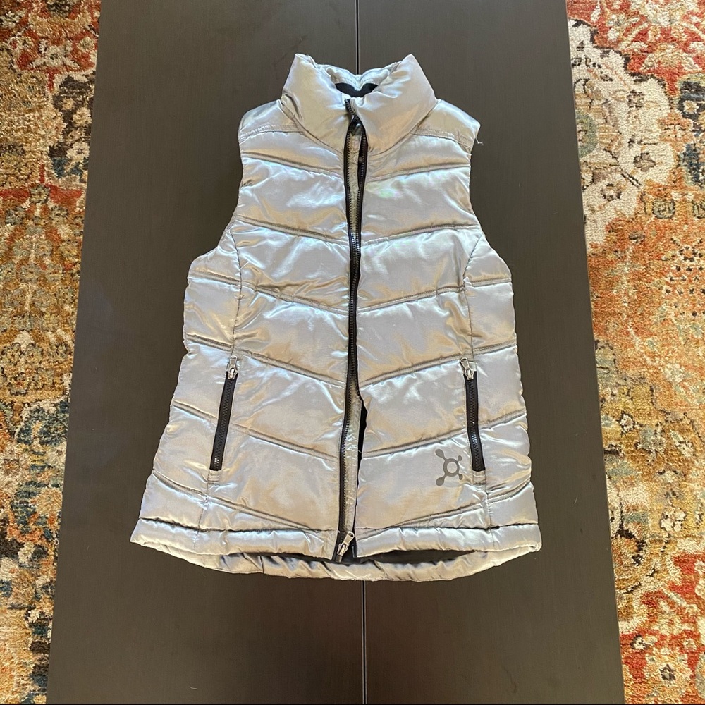 Orangetheory Metallic Puffer Vest